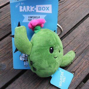 🎉HP🎉Bark Box Consuela The Cactus Squeezable Squeaky Dog Toy